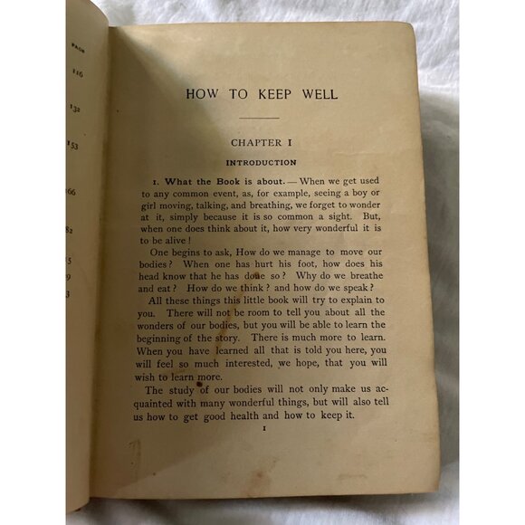 How To Keep Well By Albert F. Blaisdell Hardcover Book 1890 Ginn & Company Colle - Picture 14 of 16